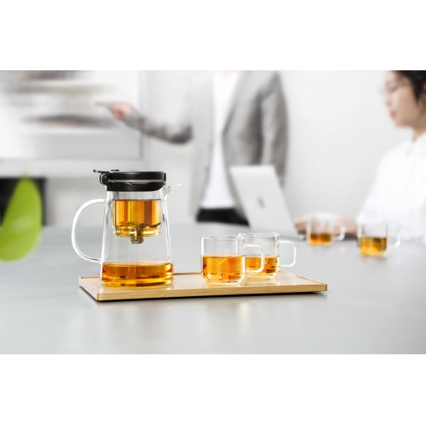 Chinese Blooming Loose Leaf Herbal Teapot Infuser 1l Tea Brewing