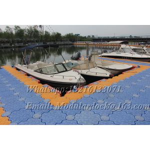 China Modular plastic floating marina dock on sale