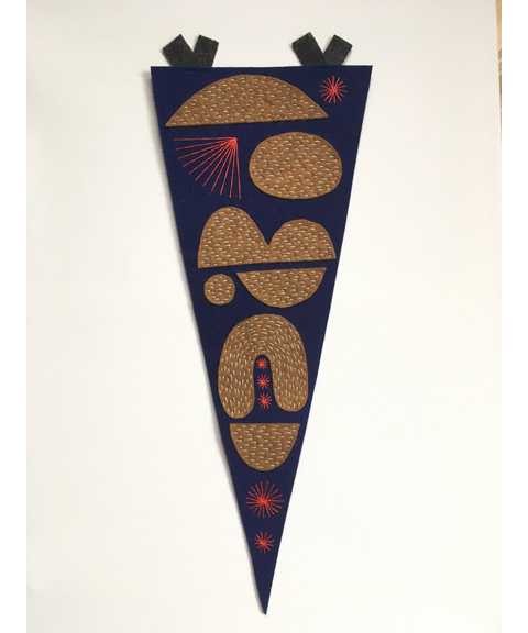 150D Polyester Custom Pennant Banner CMYK Digital Printing