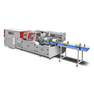 Buy cheap Side Sealing Facial Tissue Box Packing Machine PLC Program Control from wholesalers