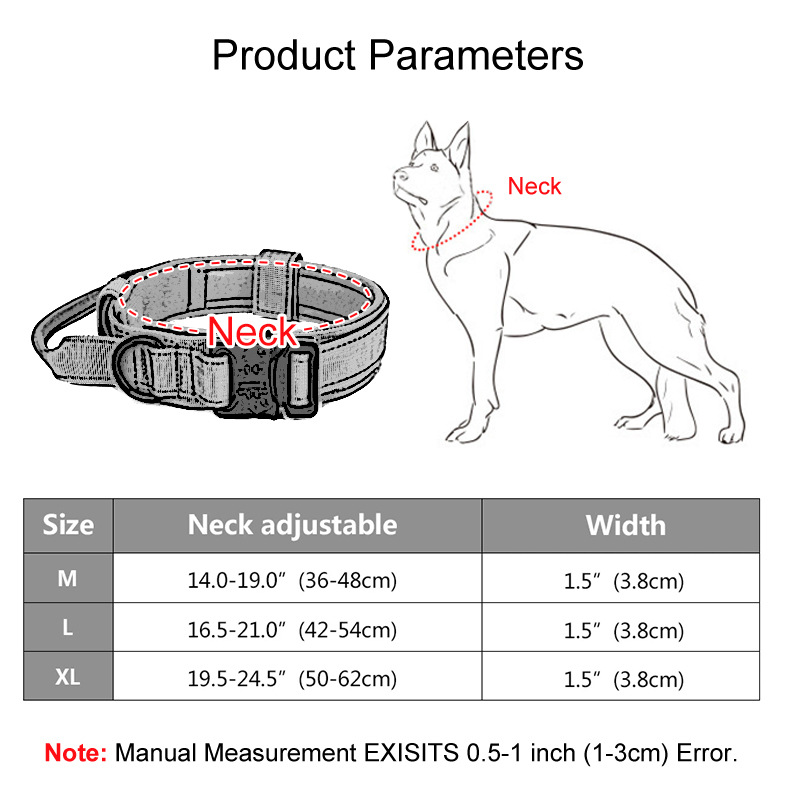 Rope Large Dog Collar Leash Set Personalized Tactical Leash And Collar