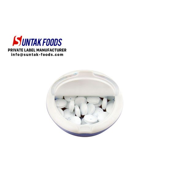 Chain Store Sour Fruit Candy Sugar Free With Peppermint Flavor , 34X34X26 Carton Size