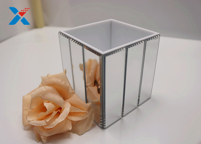High Grade Clear Acrylic Box Display Cases , Mirror Acrylic Boxes For Flowers