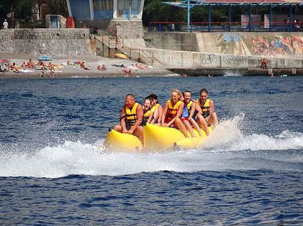 Customized Durable Inflatable Fly Fish Banana Boat / Toy Inflatable Boat