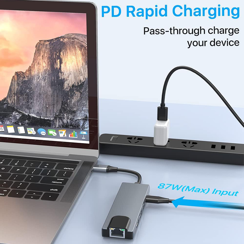 USB C Adapter 13 in 1 4K HDMI Hub Type C to HDMI 4K USB 3.0 2.0 PD Charging Converter