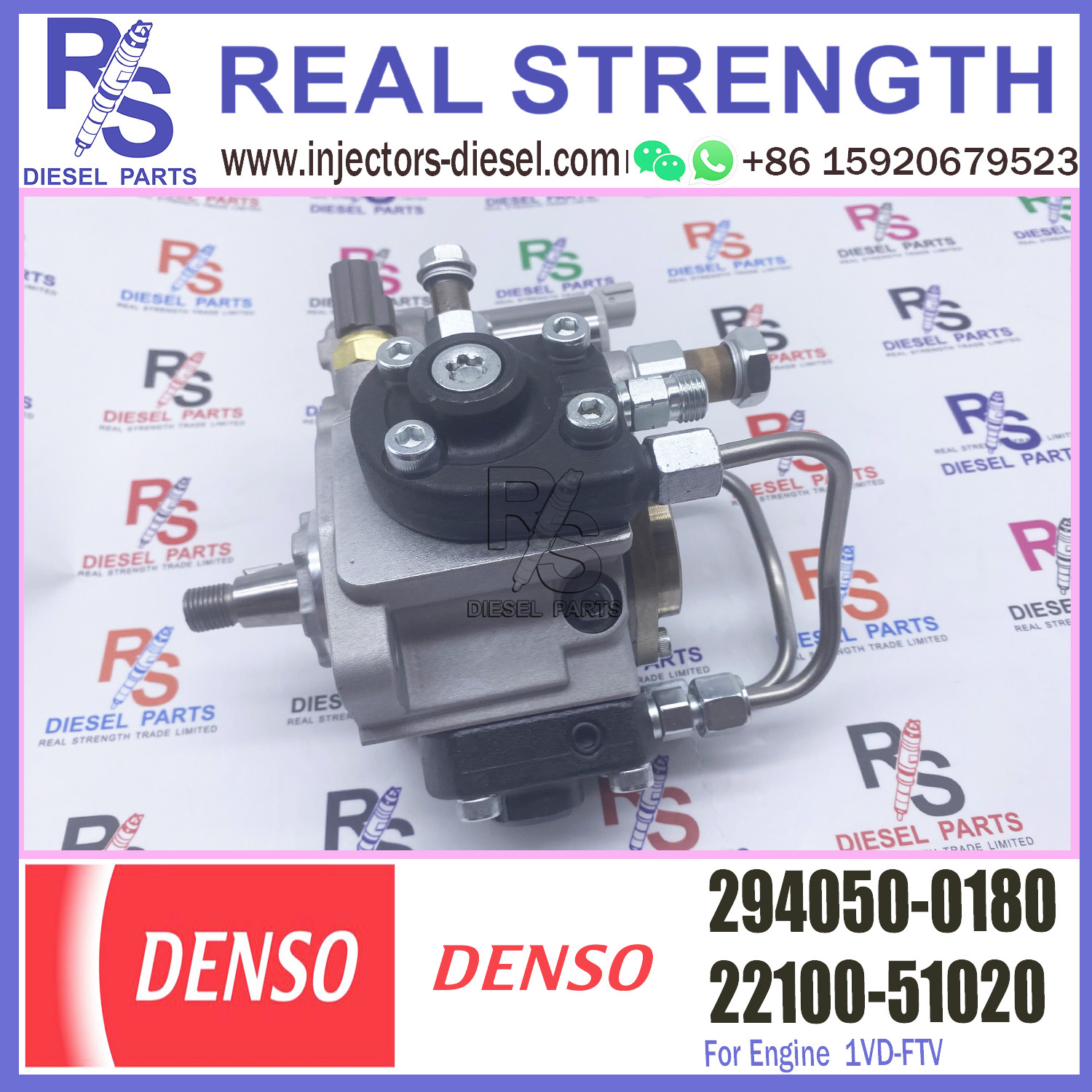 Diesel Fuel Injection Pump 294050-0180 294050-0181 22100-51020 For TOYOTA 1VD-FTV