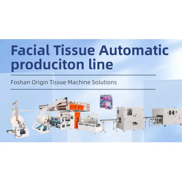 V Fold Facial Tissue Production Line Automatic Machine Interfold Making Machinery Hand Towel