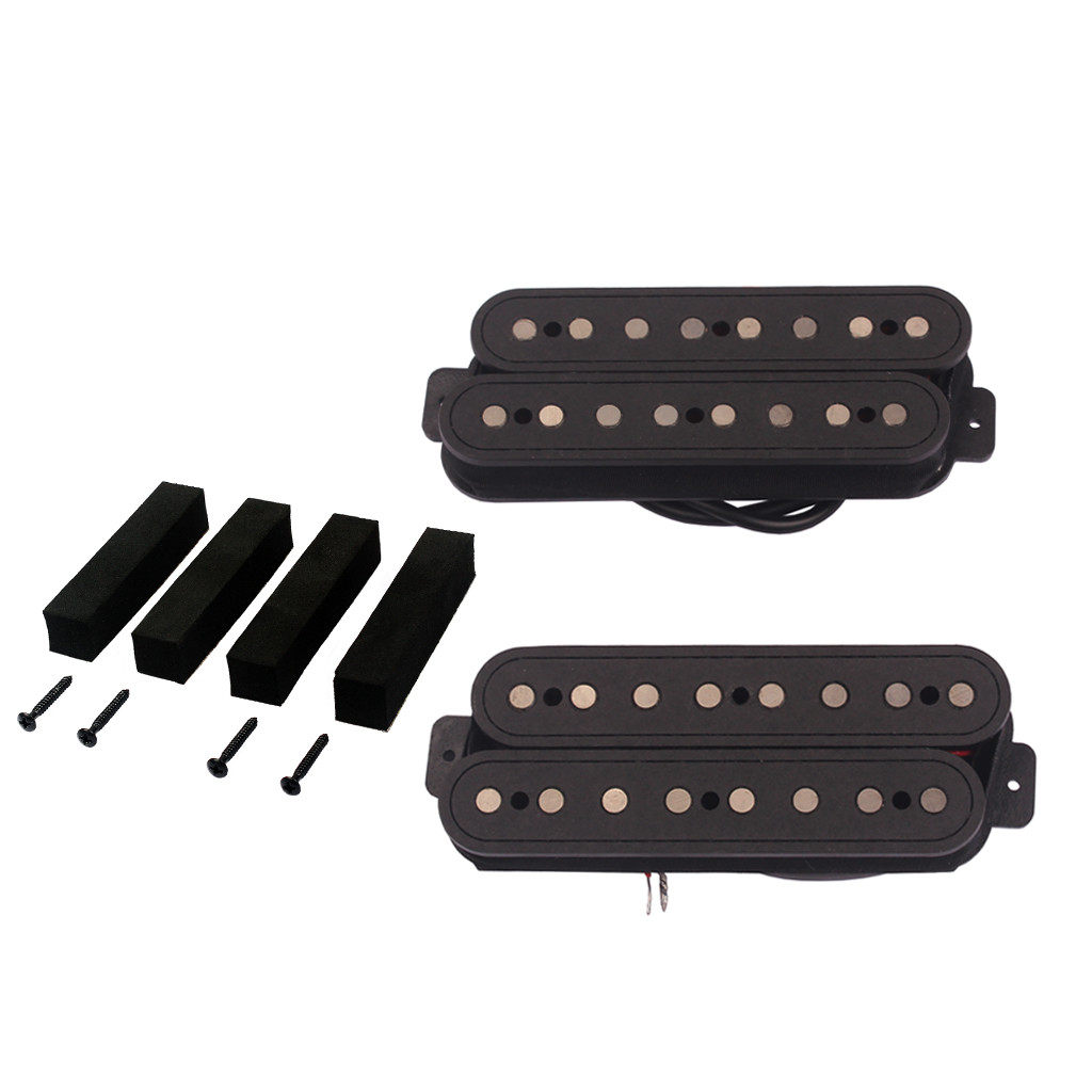 Humbucker Pickup Vulcanized Fiber Guitar Replacement Parts with 2-Conductor PVC Wire
