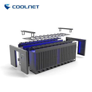 China Single Row Cold Aisle Containment Integrated Data Center Module on sale