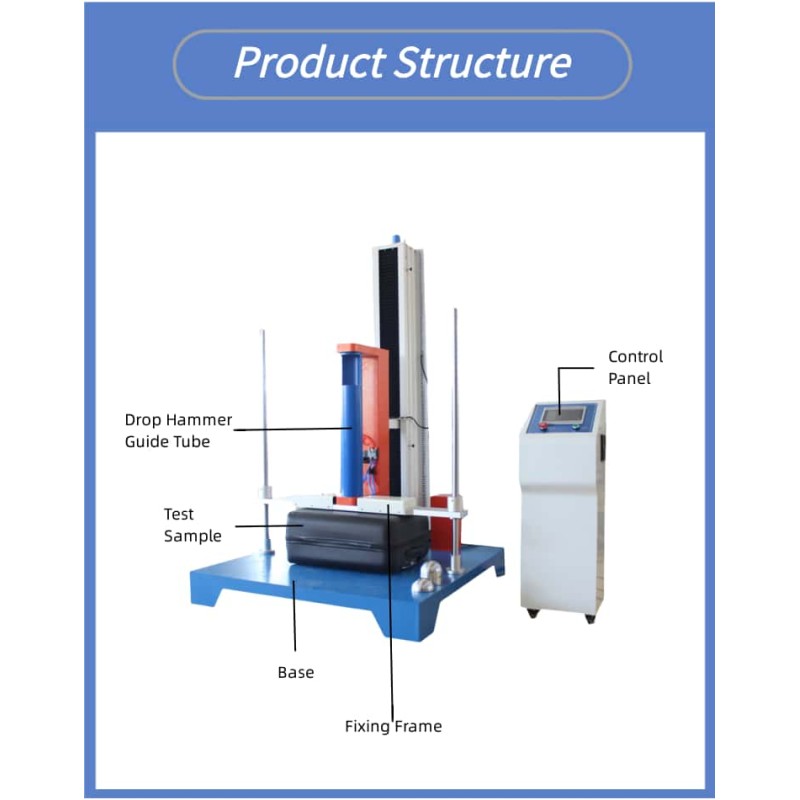 Luggage Drop Hammer Impact Testing Machine; Luggage Material Impact Resistance Testing Machine