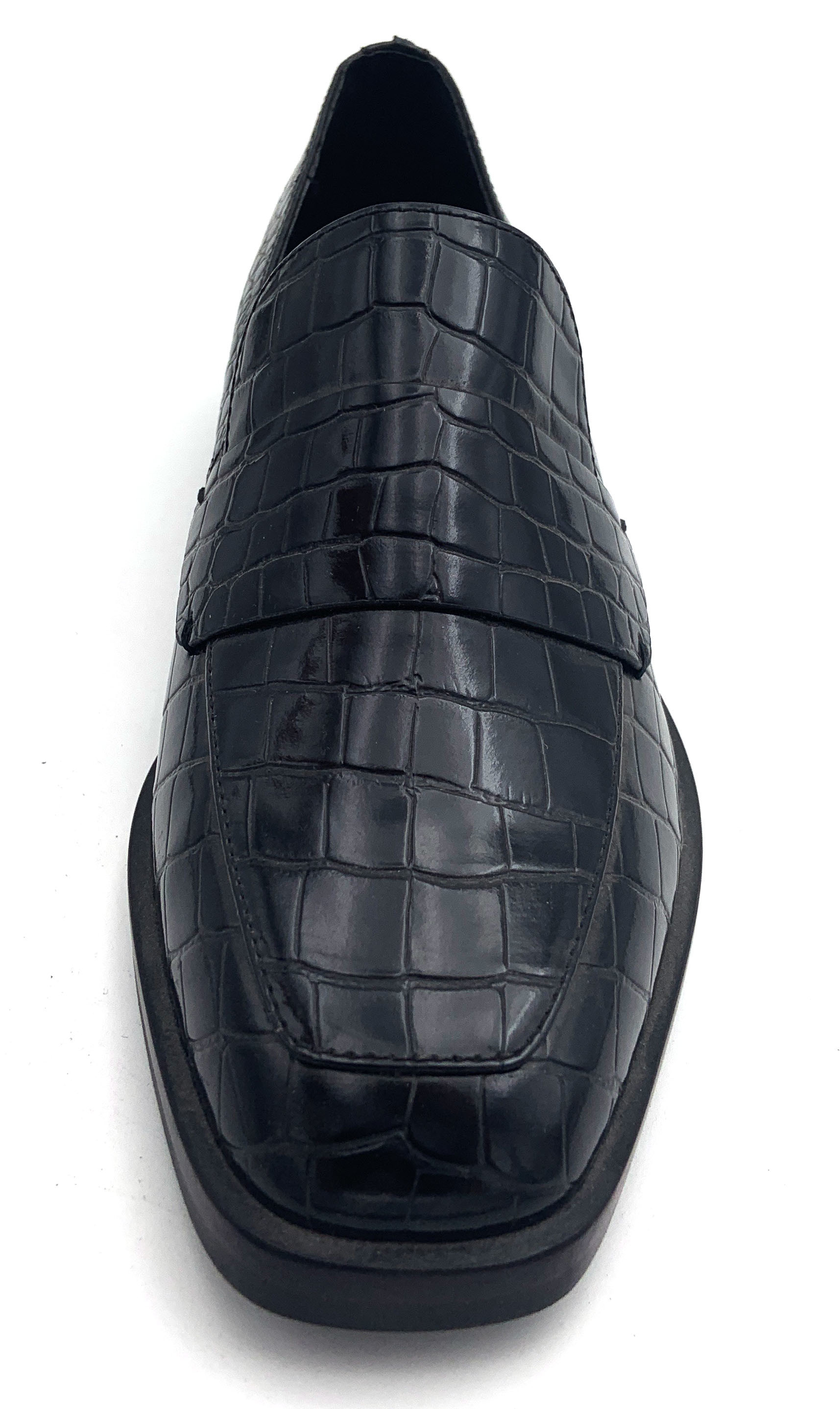 Leather Slip On Flat Loafer Shoes Comfortable With EVA Insole Material
