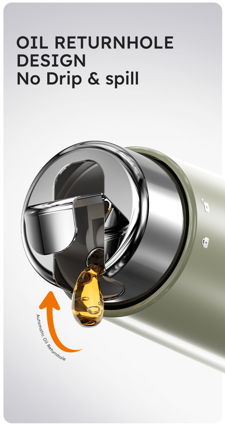 280ml 500ml Kitchen Glass Auto Flip Oil Dispenser Cooking Leakproof No Drip Stainless Steel Cap Oil Container Soy Sauce Bottle