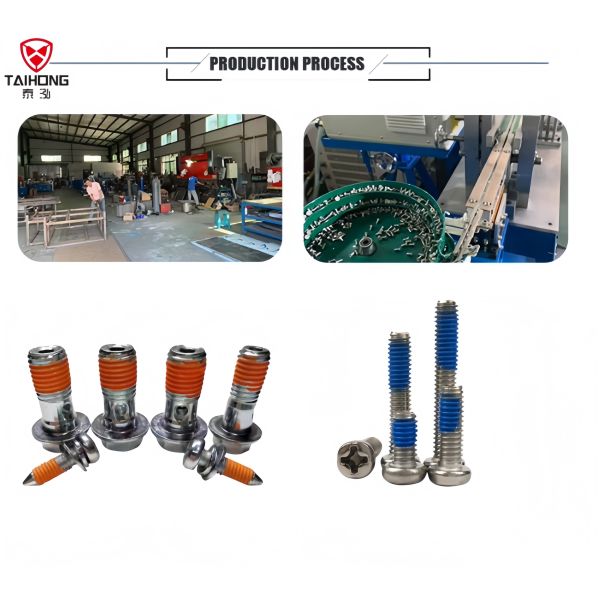 High Precision Screw Processing Machine Anti Loosening Glue Coating Equipment 380V