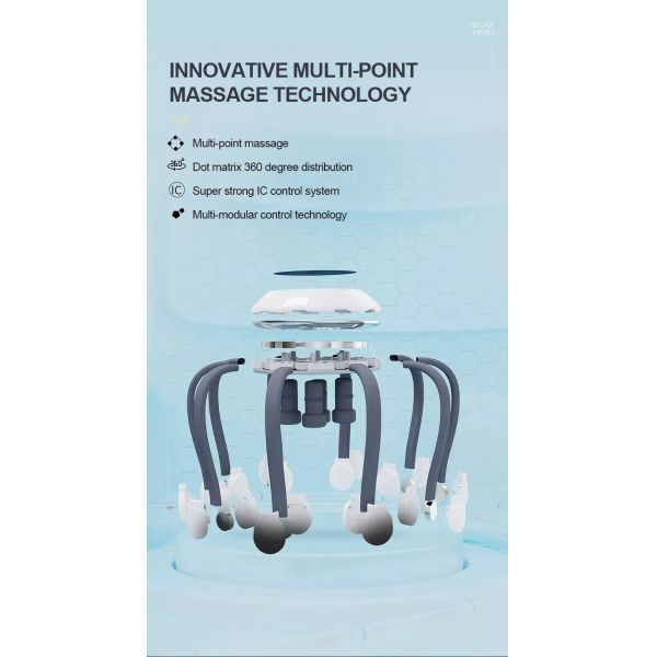 Automatic Octopus Claw Scalp Massager Head Massage Instrument For Decompression