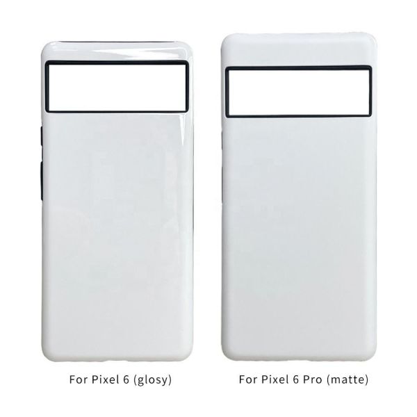 Customized Logo 3D Sublimation 2 In 1 Glossy Phone Case For Google Pixel 7 Pro