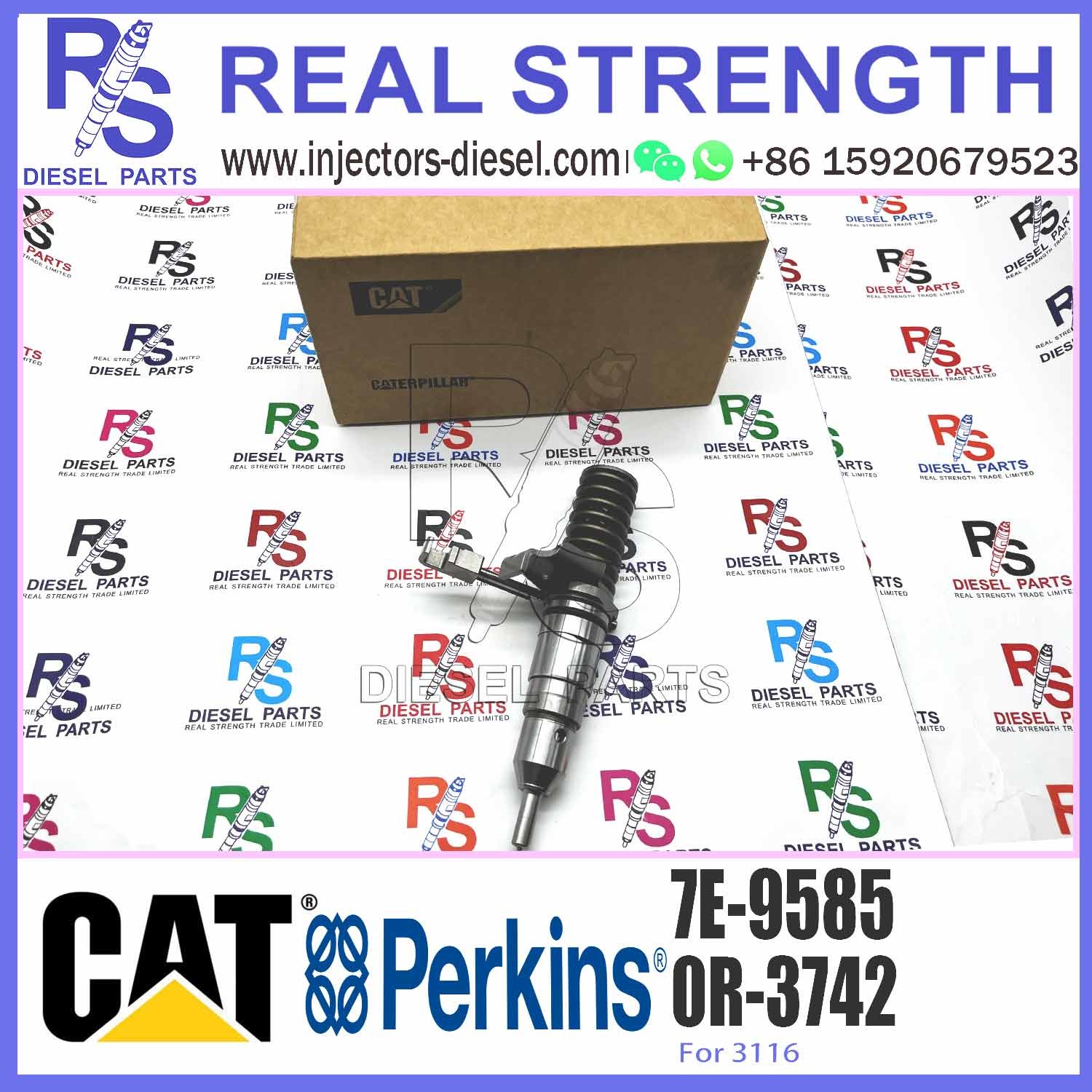 071230 7E6193 Common Rail Fuel Injector 7E7607 7E8727 7E9585 7E9711 7E-8727 7E-9585