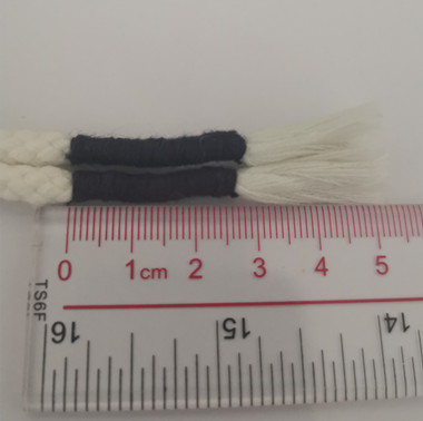Macrame Drawcord String , Cotton Drawstring Cord Multi Strand