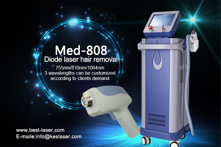 600W Micro Channel 810nm Diode Laser Hair Removal Machines With German Laser