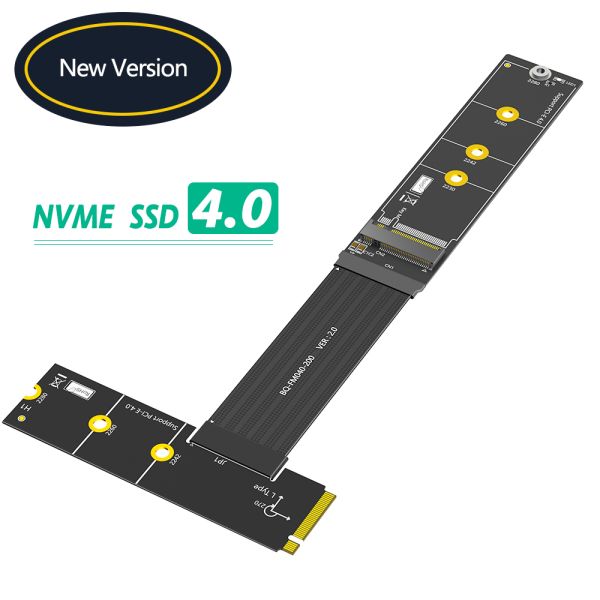 NVMe M.2 NGFF Adapter 270 Degree Data Transfer 30cm High Speed SSD Cable