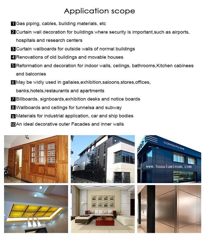 1000mm Aluminum Composite Curtain Wall Panel Impact Resistant