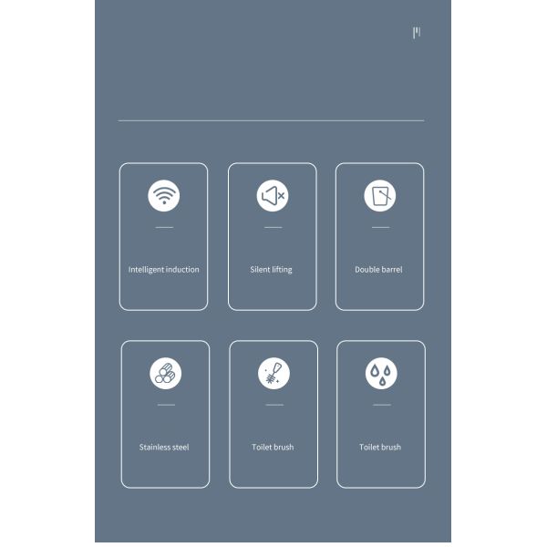 Hot Sale Rectangular Trash Can Smart Compact Smart Trash Can