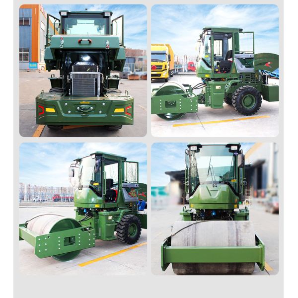 New Compact 4 Ton Vibratory Road Roller with Hydraulic Features Small Mini Road Roller Compactors Machine