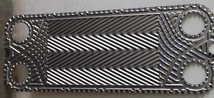 Funke Series FP10 0.5mm 0.6mm Plate Heat Exchanger System Heat Exchanger Plates