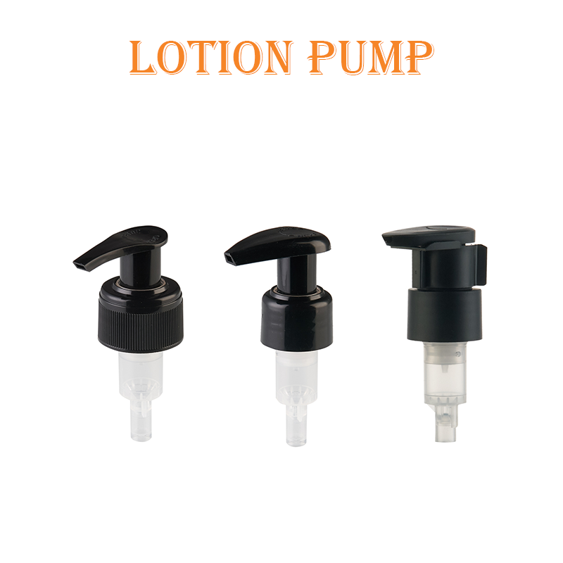 Plastic Lotion Pump with Left Right Lock and External Pump Core Packed in Cartons for Cosmetic Packaging