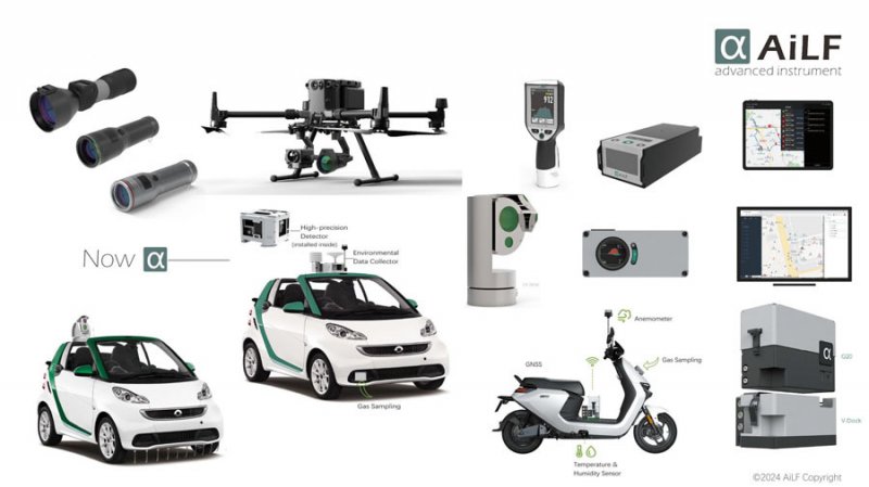 UAV Drone Based Gas Leak Detection Device Methane Gas Tester