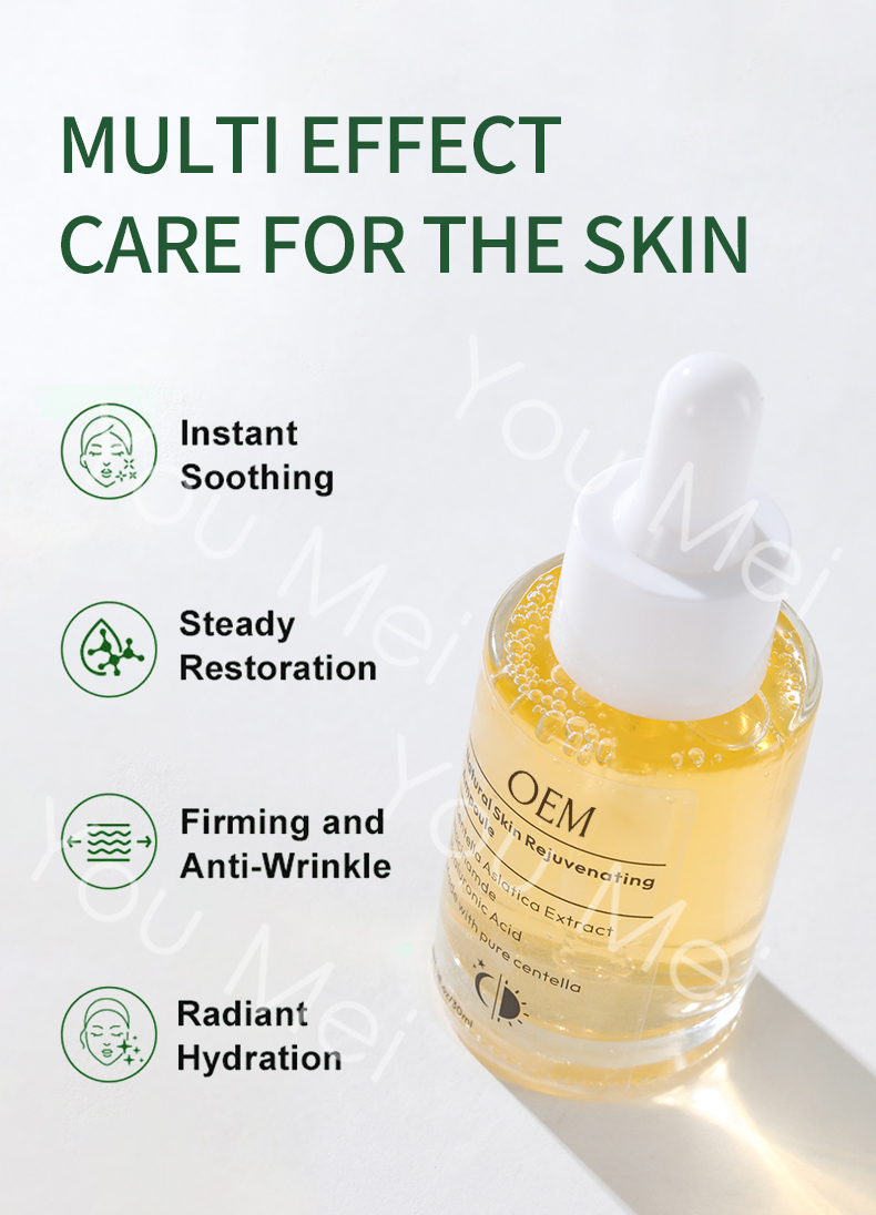 Oem Repairing Glycerin Hydrating Serum face Skincare Whitening Pore Shrinking
