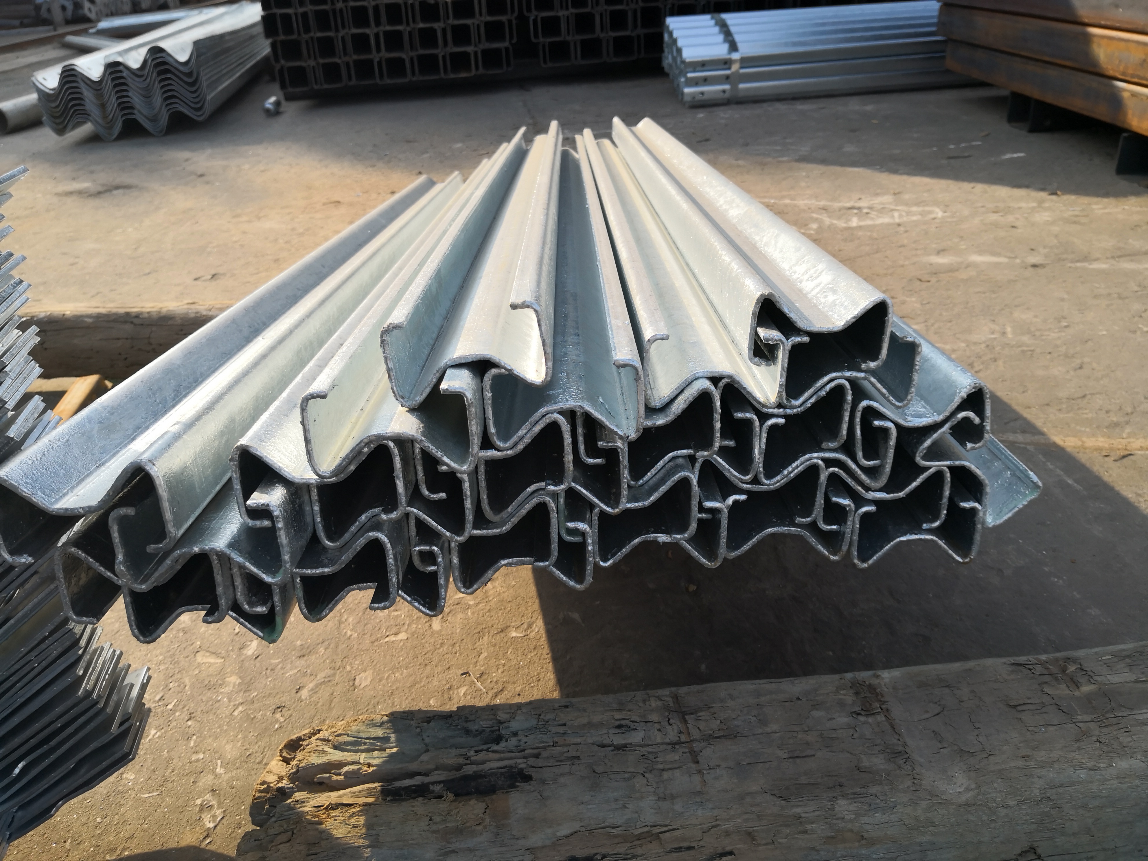 Roadway Safety Hot Dippe Galvanized Sigma Post Manufactured In For Highway Guardrail