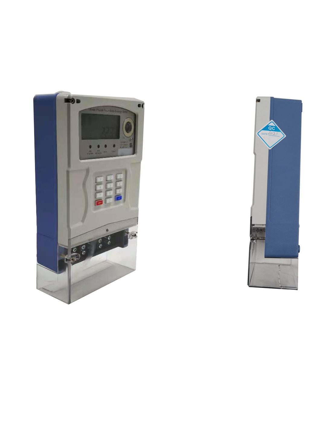 Three Phase STE38-A Smart Electricity Meter Anti Tamper