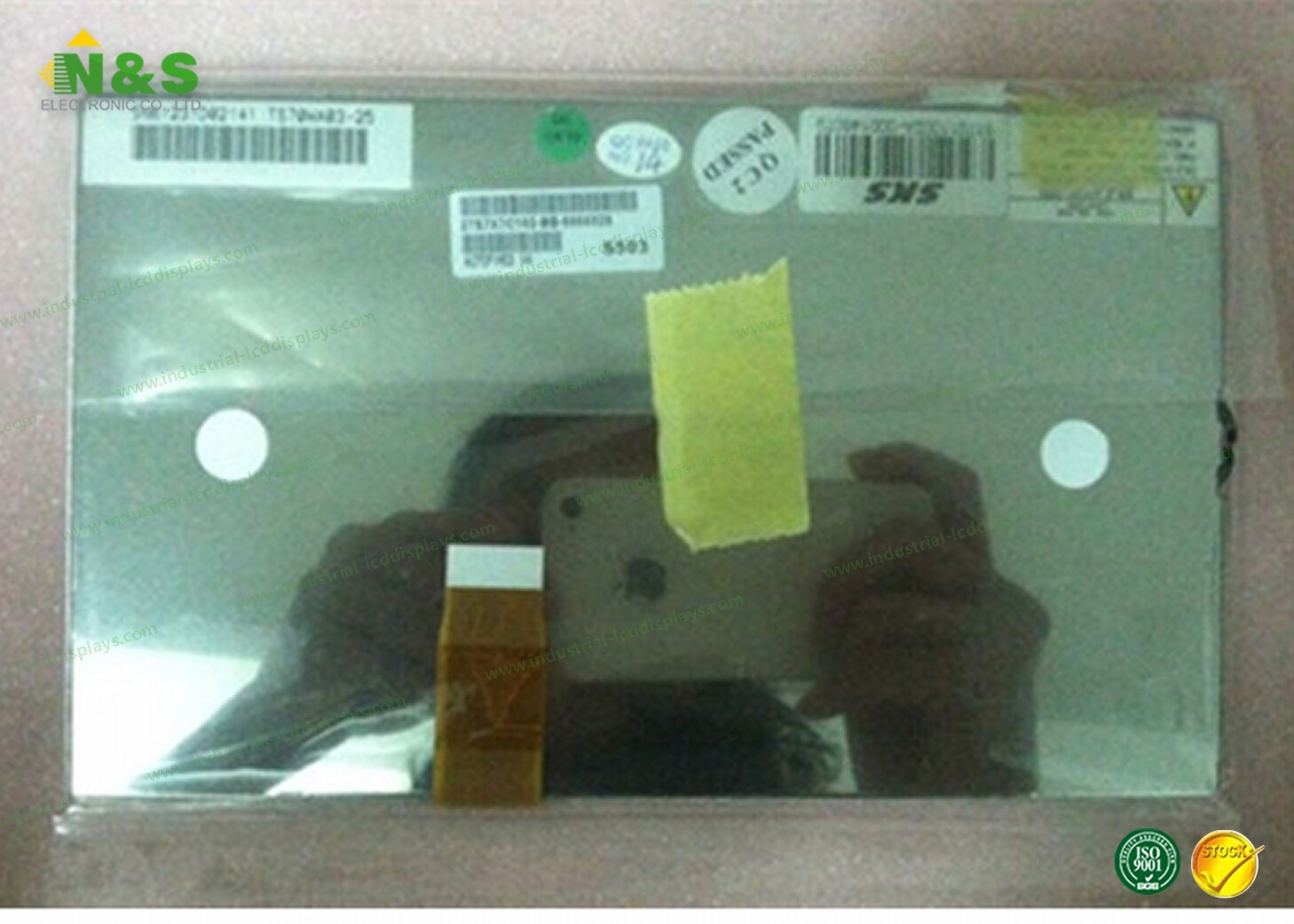 Quality Transmissive 7 AUO LCD Panel RGB 480 × 234 A070FW03 V4 For Industrial Control for sale