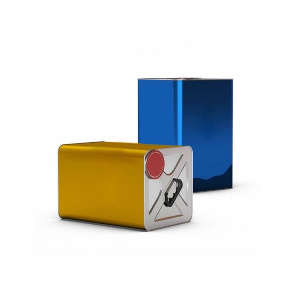 DADI Food Oil Can 12L Family- Rectangular Oil Container for Olive Oil Packaging in Restaurants and Food Plants