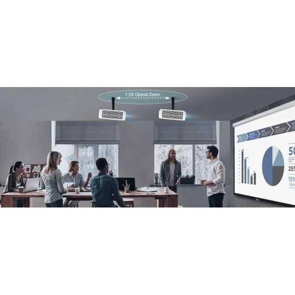 Laser 3LCD Classroom Projector 3800 Lumens XGA for Learning Meetings