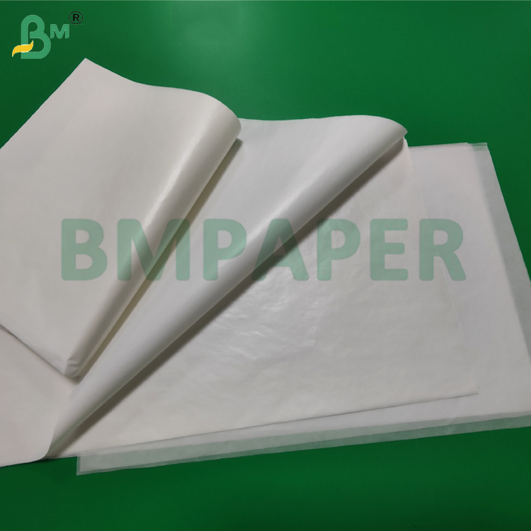 30gsm 32gsm Wax Coated Food Grade Wrapping Paper For Hamburger 14'' x 18''