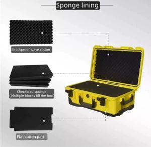 Quality EM5230 560x350x230mm IP67 Waterproof Flight Case with Wheels for sale