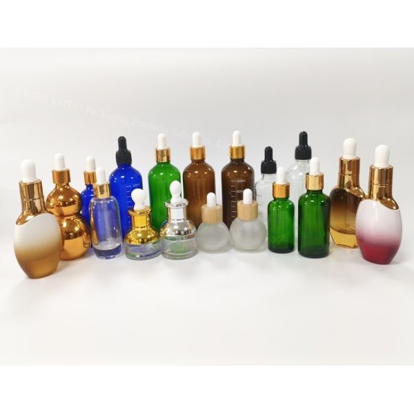 Customized Empty Essential Oil Bottles Square 20ml Clear Color