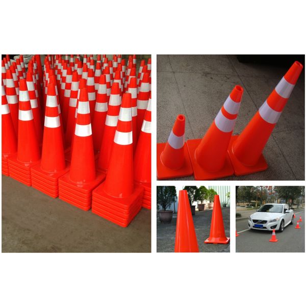 50cm Plastic Traffic Management Safety Cone