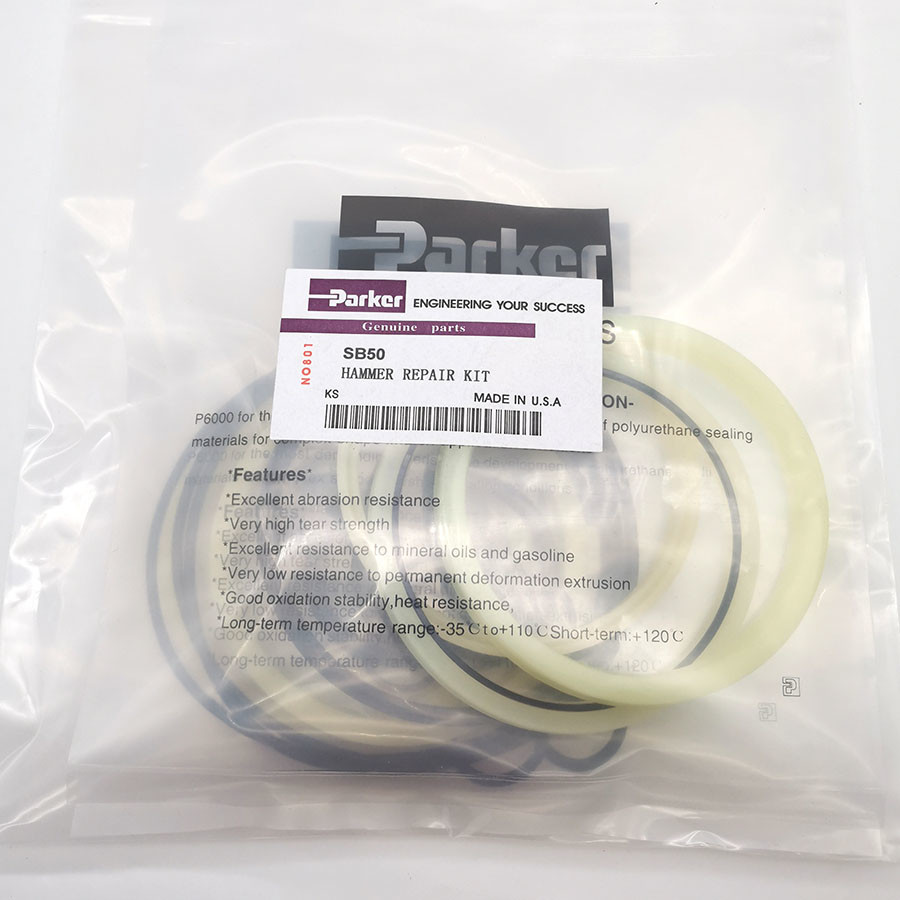 Quality Parker Breaker Seal Kit Soosan SB50 High Temperature Resistant for sale