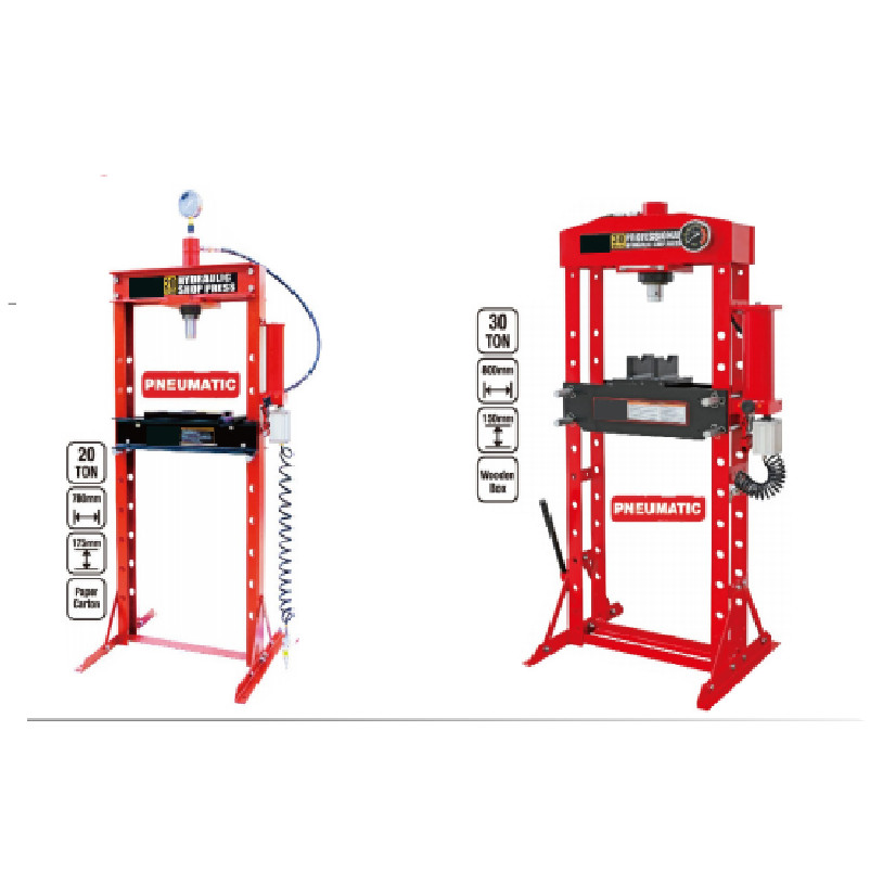 50 ton Hydraulic Shop Press fpr Lifting Red Color JTTY1 Industrial Jack for Heavy Duty Material Handling and Positioning in Warehouses
