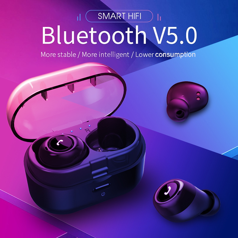 Bluetooth 5.0 Wireless Earphone in Ear Headphones Handsfree Earphones Headphone Sport Earbuds Headset for Phone with Mic