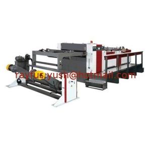 Rotary Slitter Cutter, Paper Roll to Sheet Slitting + Cutting, Stacking as