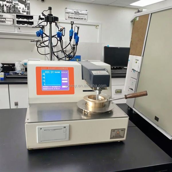 ASTM D92 Automatic Open Flash Point Testing Machine Open Cup Flash Point Tester LCD Screen Open Flash Point Analyzer Pet