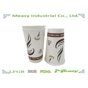 Quality 500ml Disposable Paper Coffee Cups With Custom Logo Printed for sale