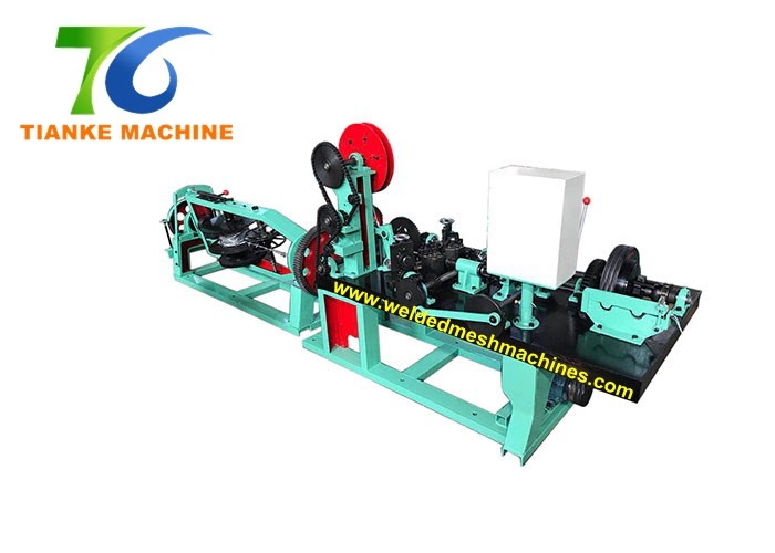 Quality 2.2mm Galvanized Single Twist Barbed Wire Making Machine 355r/min for sale