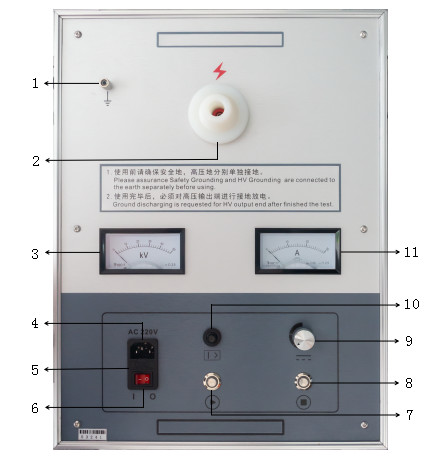 XZH TEST factory supply DC High voltage power supply+Capacitor+Sphere gap for DC withstand voltage