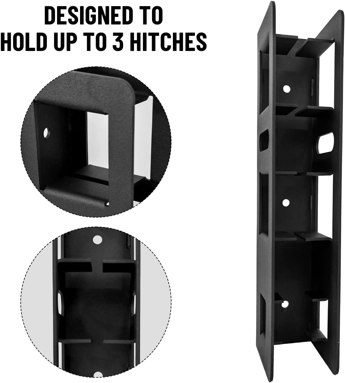 Bicycle Cargo Trailer Receiver Hook Wall Mounted Hitch for Storage and Organization