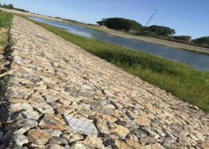 Quality ISO9001 Riverbank Protection Galvanized Gabion Box for sale