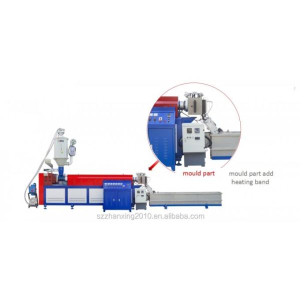 Fully Automatic Co-rotating Parallel Twin-screw PP Strapping Machine with 110+90mm Screw Diameter for High Efficiency Production